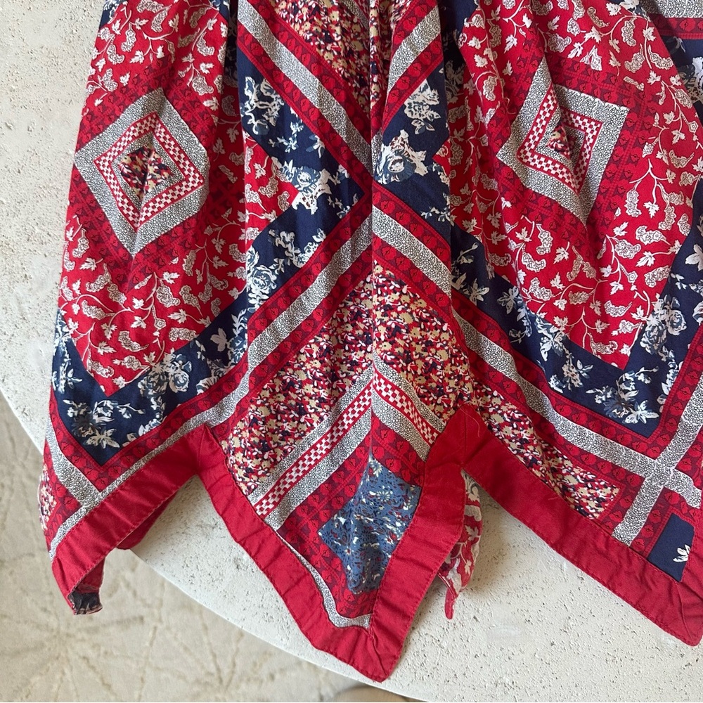 Blueberi Blvd Bandana Hankerchief Hem Sundress Festive 4th of July 4T - Picture 3 of 9